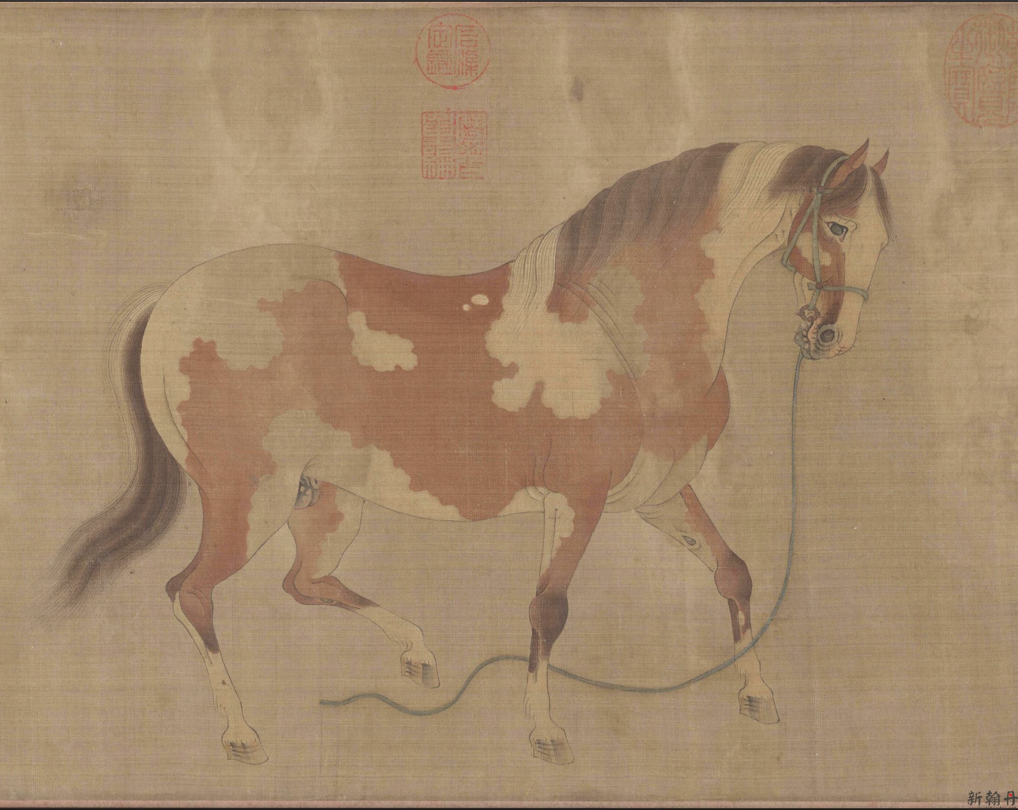 任仁发_二马图卷 图2