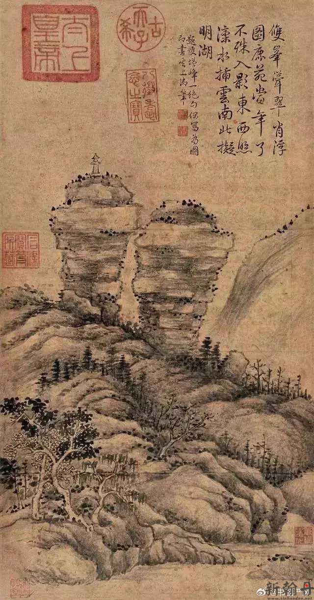 乾隆的御笔画 乾隆御..