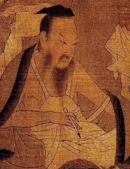 古人执笔方式【北齐】杨子华 《校书图》（局部之二）9.jpg