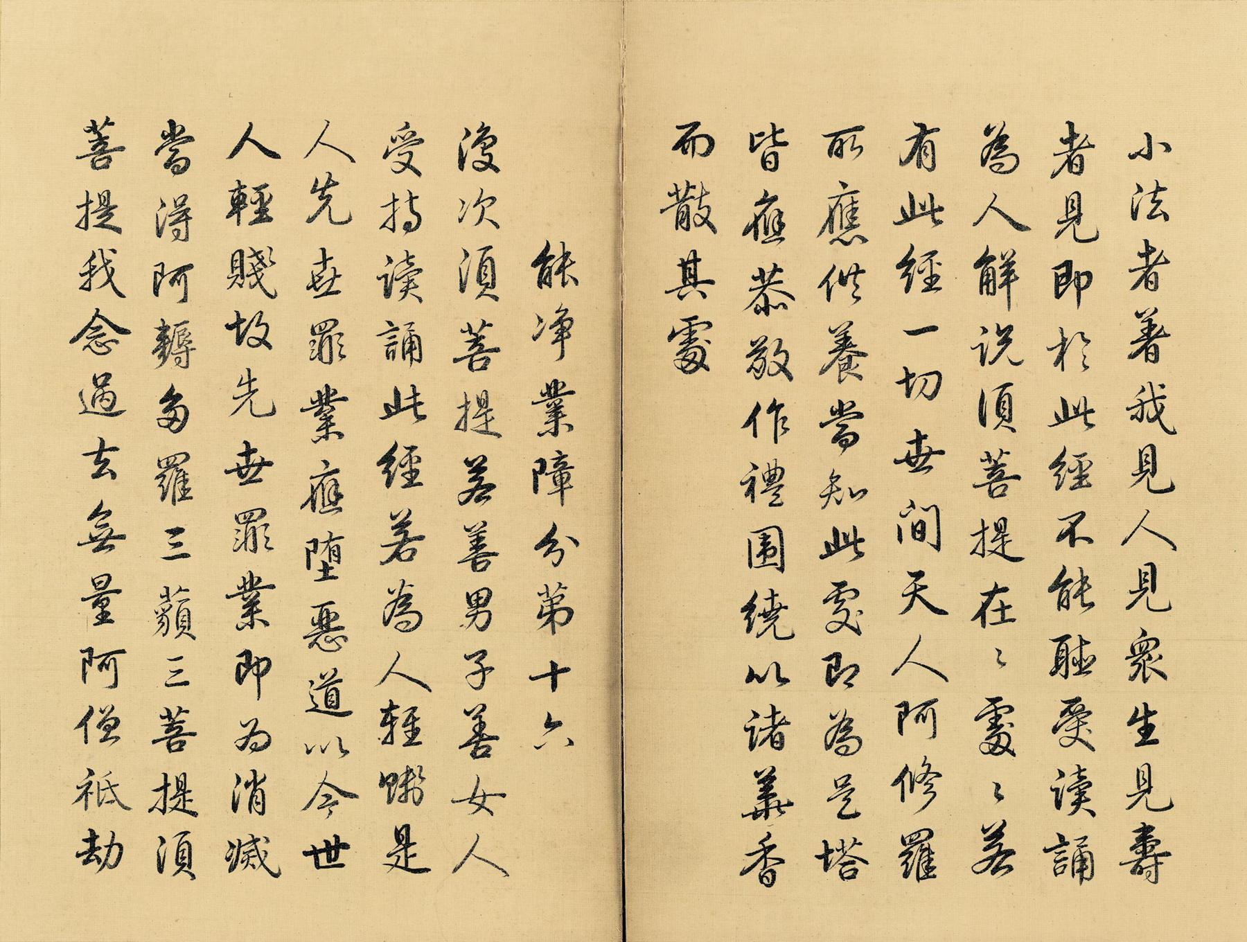 胤禛 金刚波若波罗蜜经 书法