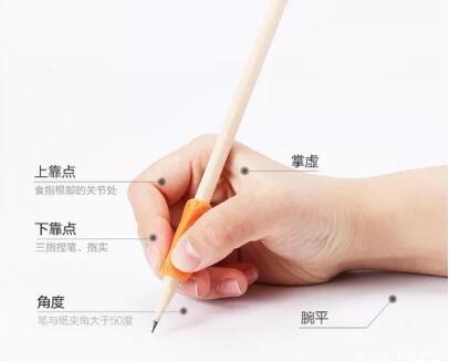 写钢笔字的正确姿势图片